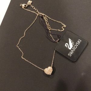 Swarovski heart pendant. - NWT